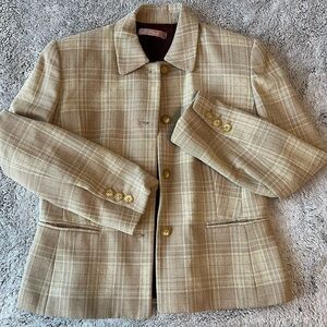 Vintage Italian Nicola Tan Suit